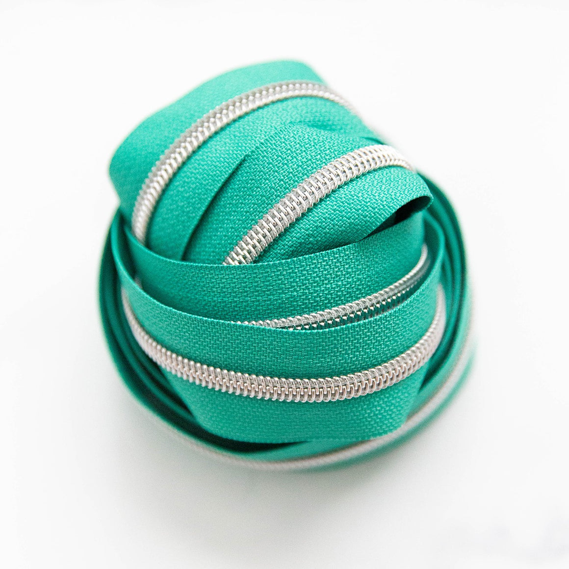 Zippers by the Yard - Sea Glass