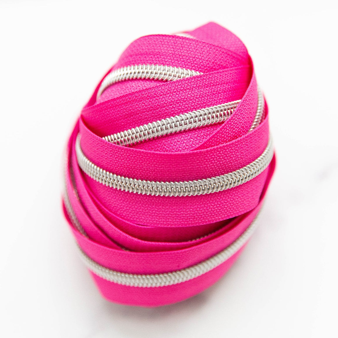 Zippers by the Yard - Pop Pink