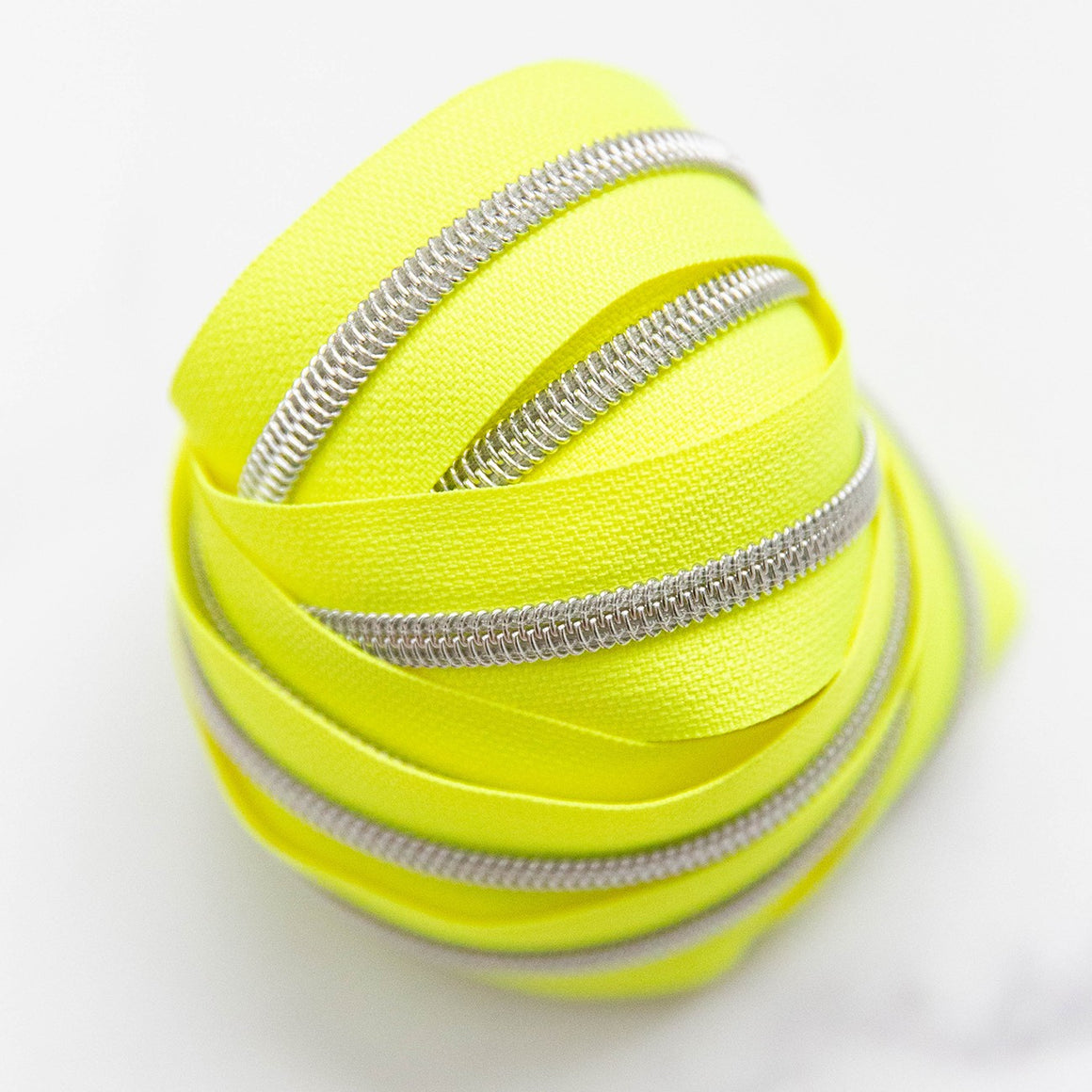 Zippers by the Yard - Electric Lemon