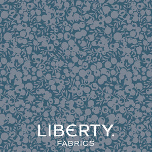 Wiltshire Shadow in Denim from Festive Greetings by Liberty Fabrics