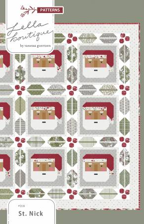 St Nick Quilt Pattern - Christmas Eve for Lella Boutique by Moda Fabrics
