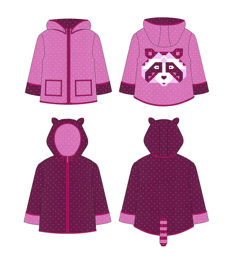 Little Raccoon Coat - Sizes 1 - 10 Years by Bound Co. x Worthy Design Studio