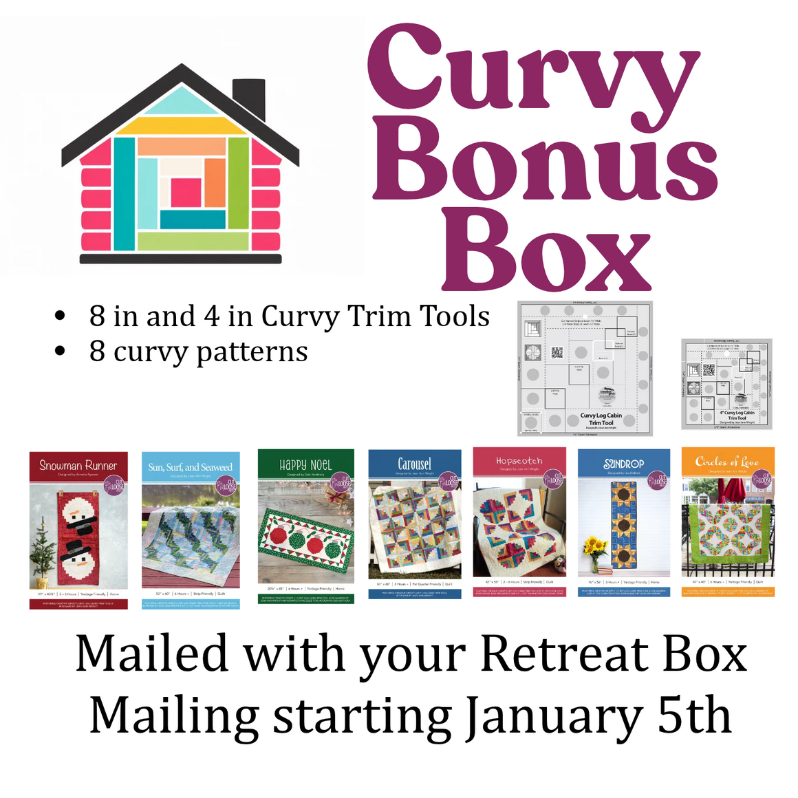 Log Cabin Weekend - Curvy Bonus Box