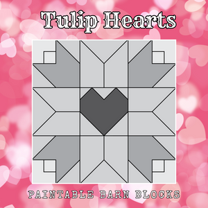 Tulip Hearts - We Love Love! || Barn Blocks ||