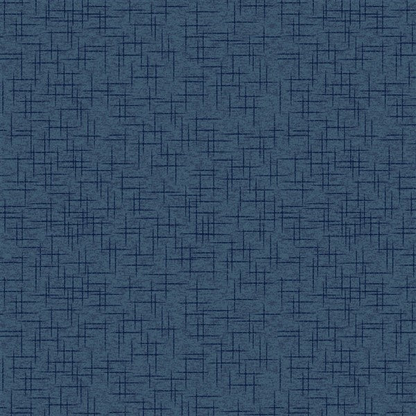 Linen Texture in Navy - Kimberbell for Maywood Studios