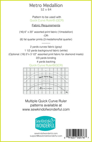 Sew Kind of Wonderful — Metro Medallion