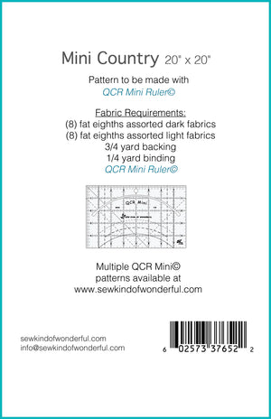 Sew Kind of Wonderful — Mini Country