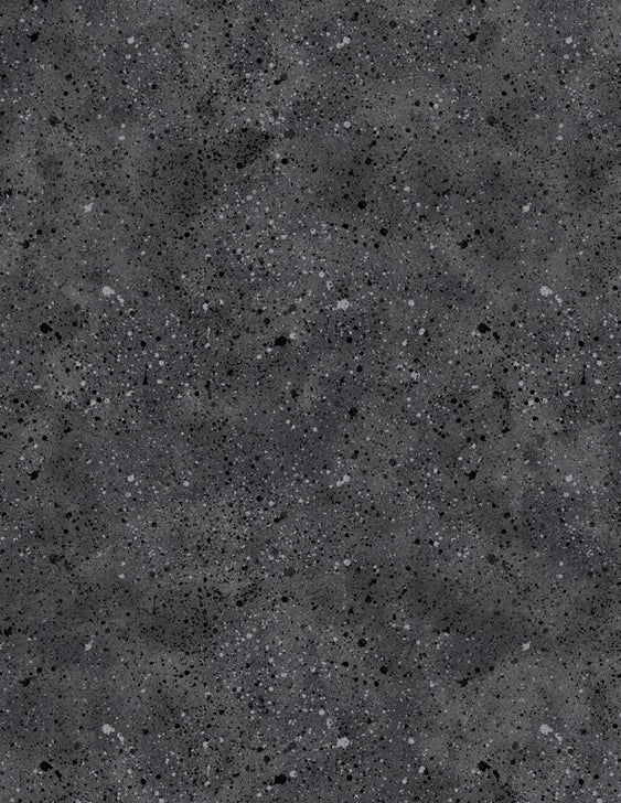 REMNANT || 12" x 109" || Spatter in Dark Asphalt from Essentials by Wilmington Prints