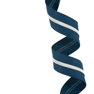 Navy Tape with Silver Teeth #5 Zipper