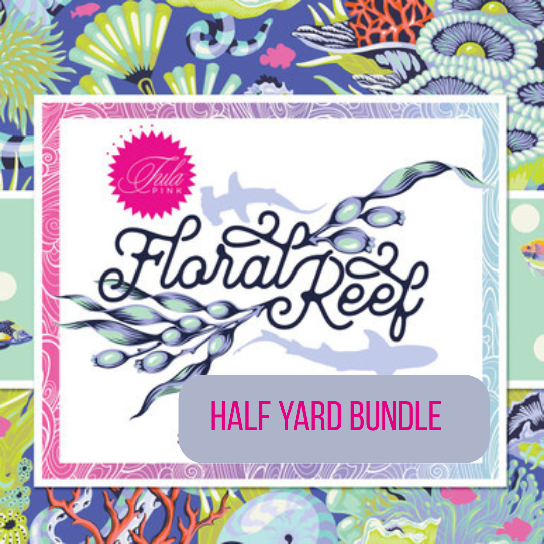 || PRE-ORDER || Tula Pink Floral Reef - Half Yard Bundle