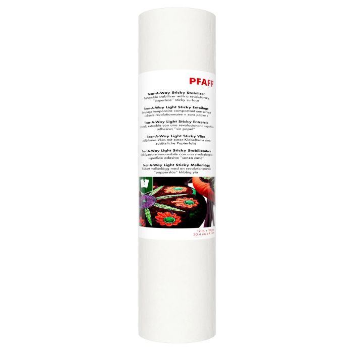 Tear-A-Way Sticky Stabilizer - 12" x 10 yds by PFAFF, Stabilizer & Batting