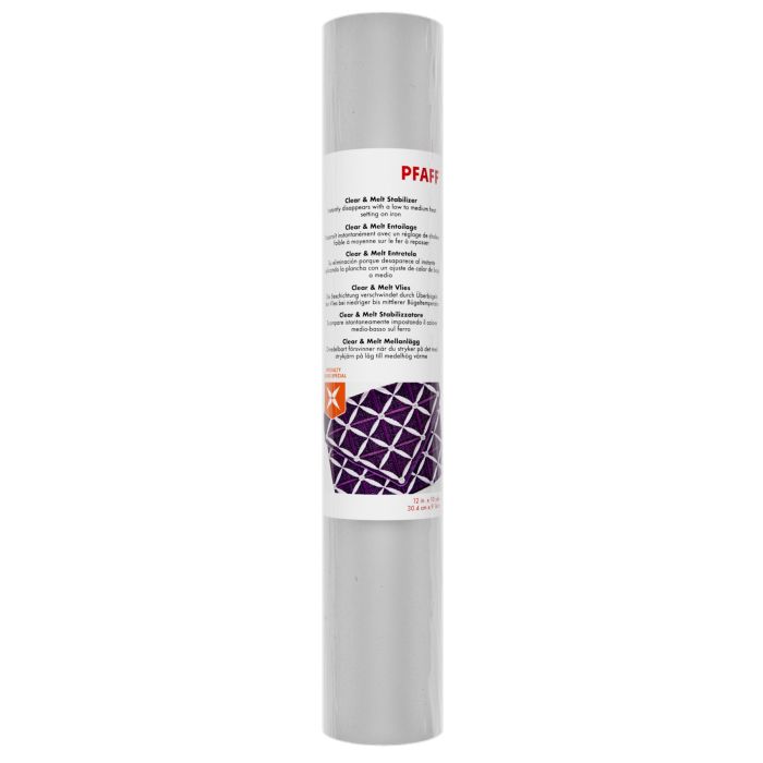 Clear 'N Melt Stabilizer - 12" x 10 yds by PFAFF, Stabilizer & Batting