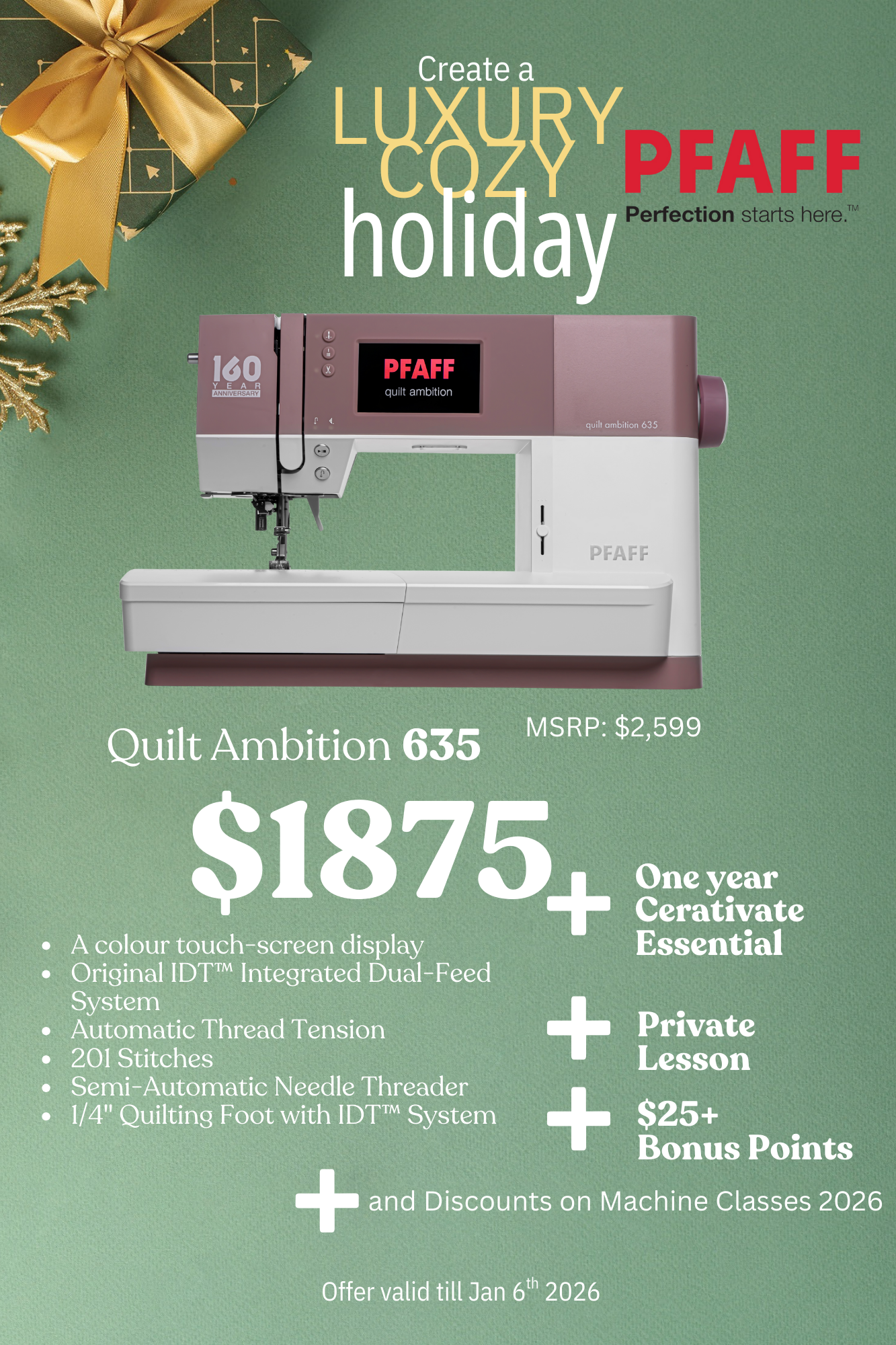 Special Edition PFAFF Ambition 635