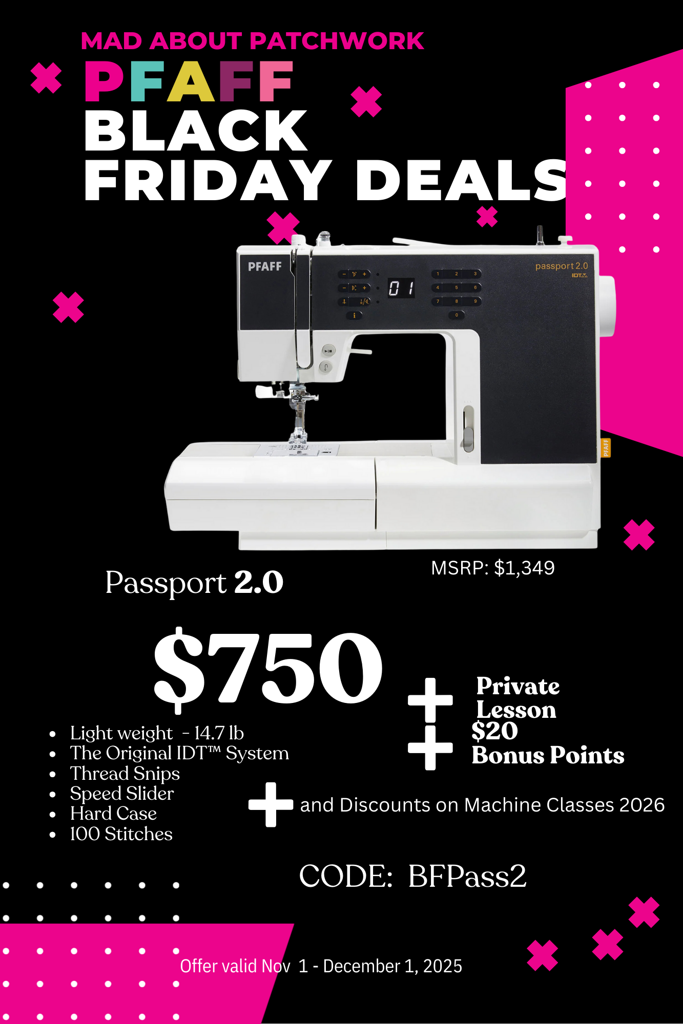 PFAFF™ Passport 2.0