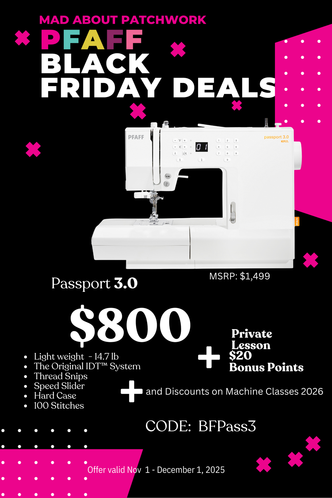 PFAFF™ Passport 3.0