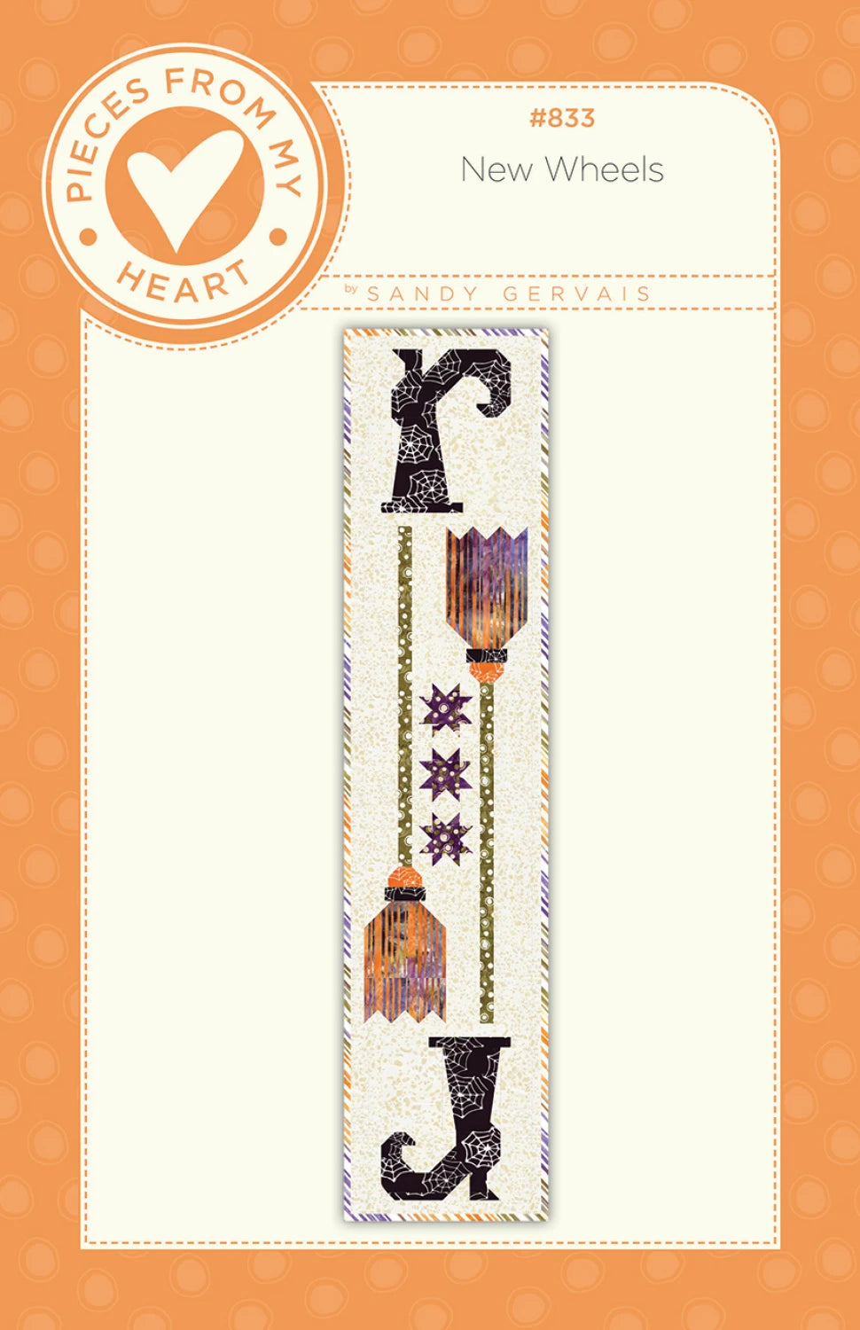 New Wheel - Table runner Pattern - Sandy Gervais