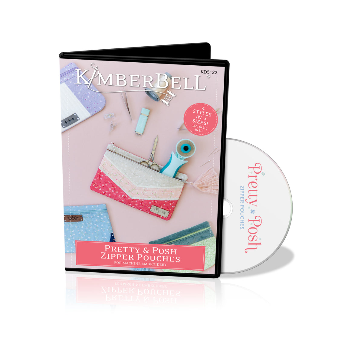 KimberBell Pretty & Posh Zipper Pouches CD