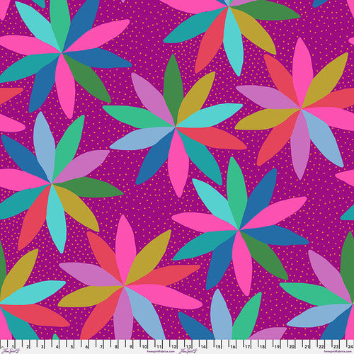 Am Loves Hue -Cartwheels in Mai Tai  - by Anna Maria for Free Spirit Fabrics