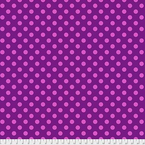 Pom Poms in Foxglove for True Colors for Tula Pink for Free Spirit Fabrics