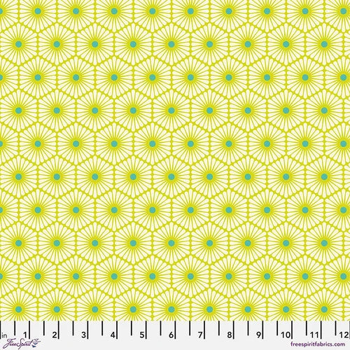 Daisy Chain in Clover for Besties by Tula Pink for Free Spirit Fabrics