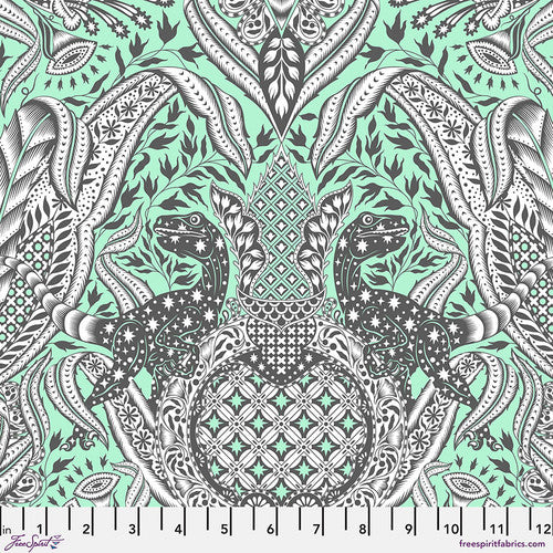 Gift Rapt - Mint  for ROAR! by Tula Pink for Free Spirit Fabrics