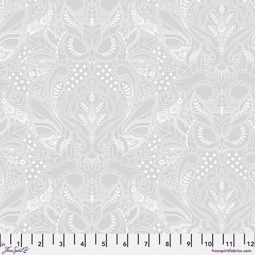 Tula Pink || True Colours - Ghost Owl in Whisper