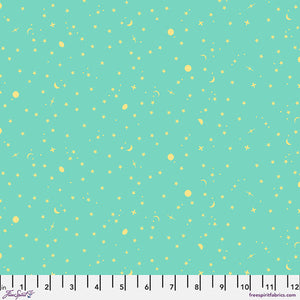 Tula Pink || True Colours - Space Sprinkles in Seaglass