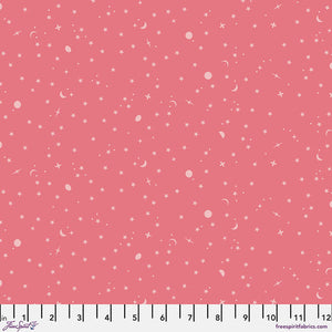 Tula Pink || True Colours - Space Sprinkles in Sunburn