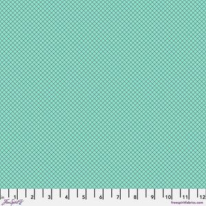 Tula Pink || True Colours - On the Grid in Raindrop