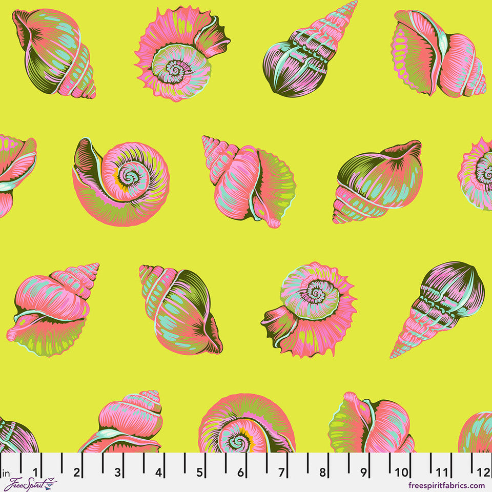 Pre Order|| Lil Shelly - Seagrass || Floral Reef - Tula Pink (Pre Order) - April 2026