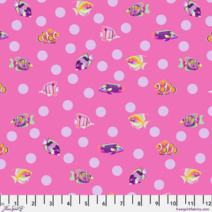 Pre Order|| School Crossing - Delphine  || Floral Reef - Tula Pink (Pre Order) - April 2026