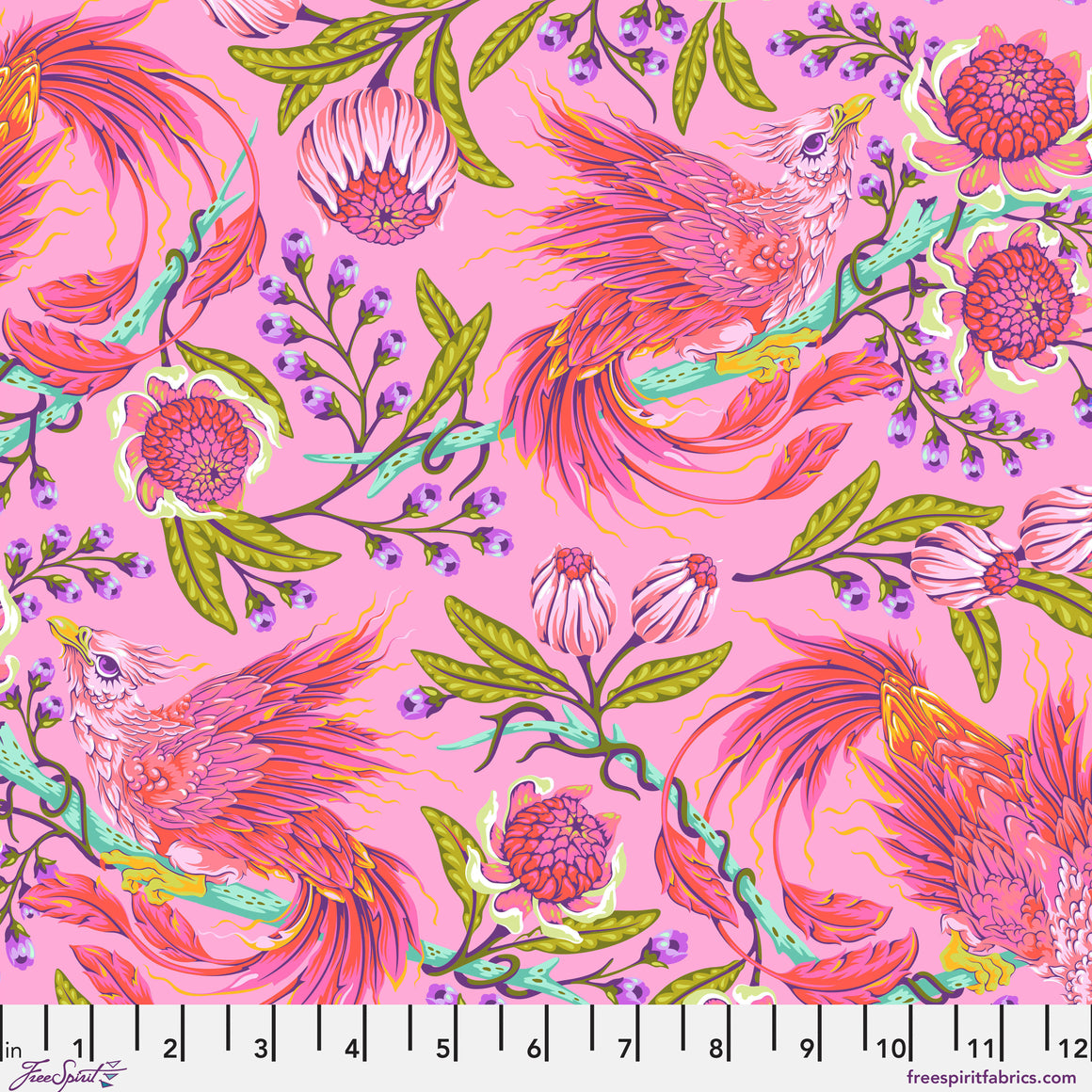 || PRE-ORDER || Hot Wings in Wildorchid from Legendary by Tula Pink for Free Spirit Fabrics