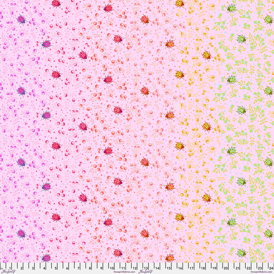 || PRE-ORDER || Spot On in Afterglow from Down to Earth by Tula Pink for Free Spirit Fabrics