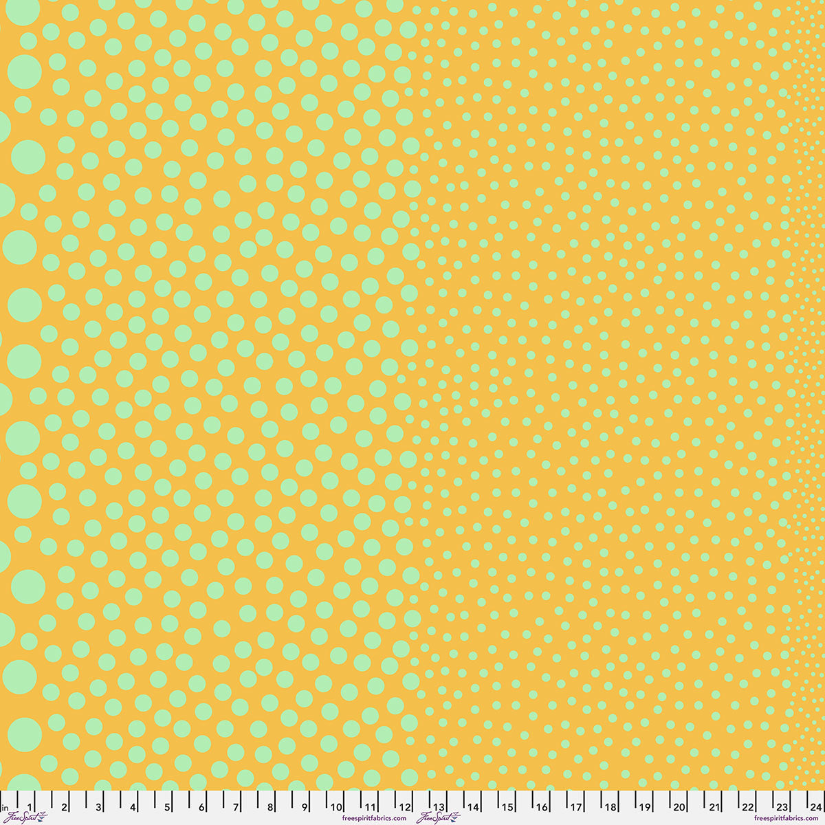 || PRE-ORDER || Stones in Sunflower from Sticks and Stones by Tula Pink for Free Spirit Fabrics