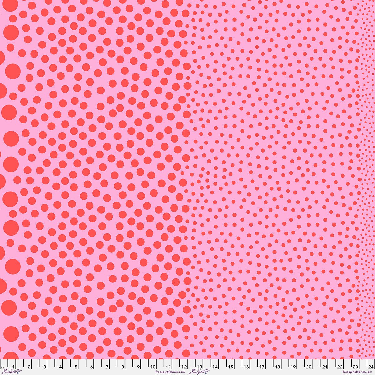 || PRE-ORDER || Stones in Watermelon from Sticks and Stones by Tula Pink for Free Spirit Fabrics