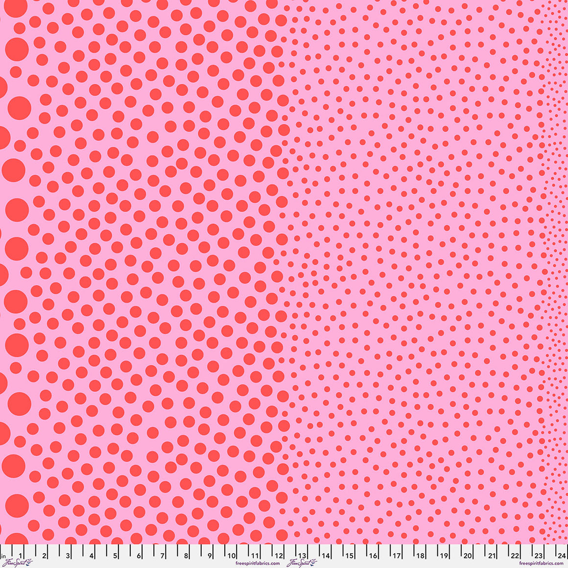 || PRE-ORDER || Stones in Watermelon from Sticks and Stones by Tula Pink for Free Spirit Fabrics