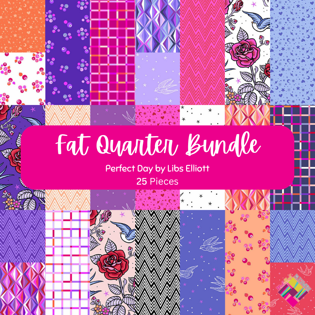 Perfect Day Fat Quarter Bundle (25FQs) by Libs Elliott for Andover Fabrics