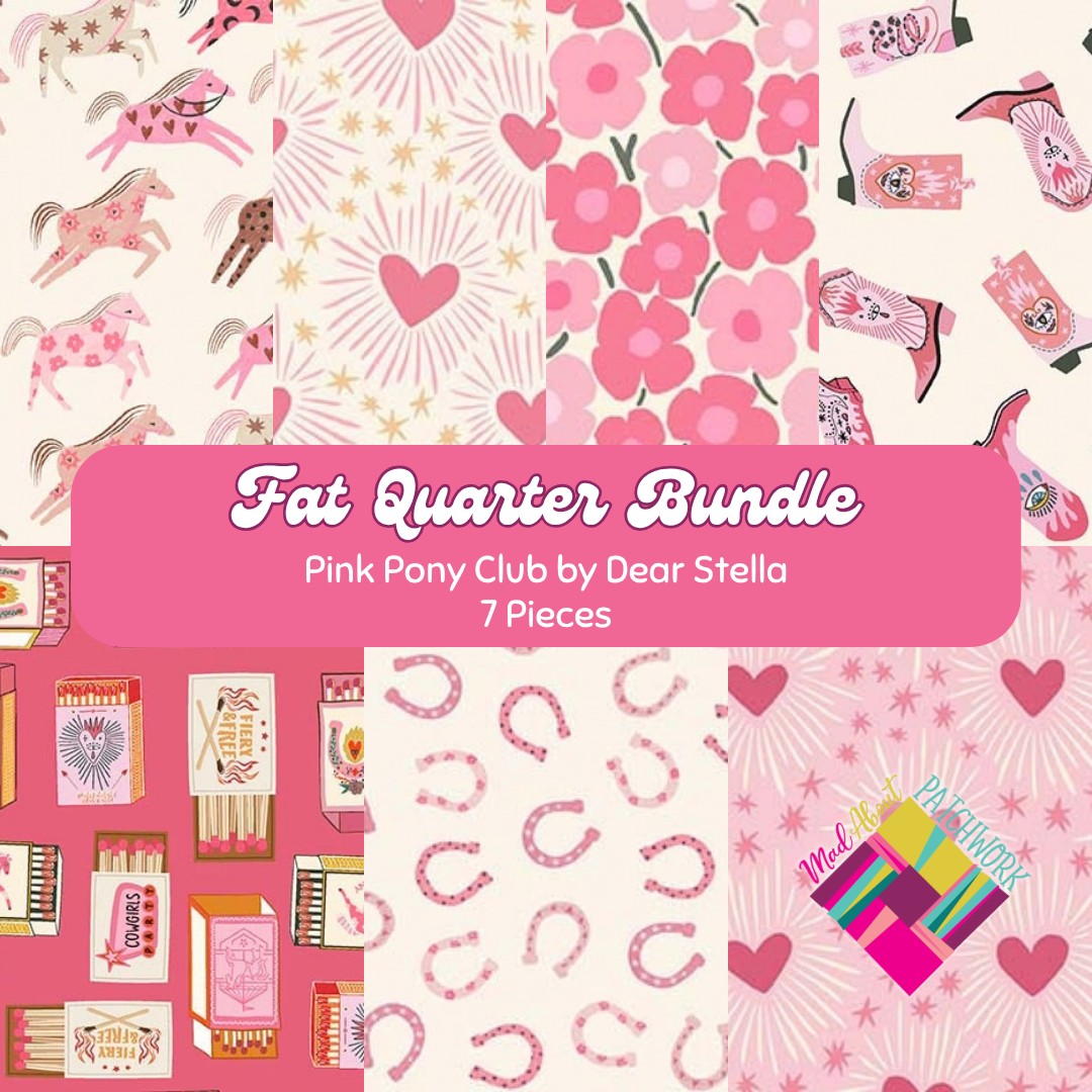 Pink Pony Club Fat Quarter Bundle (7FQs)