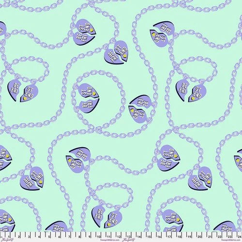 REMNANT || 22" x 36" ||  Besties in Bluebell by Tula Pink