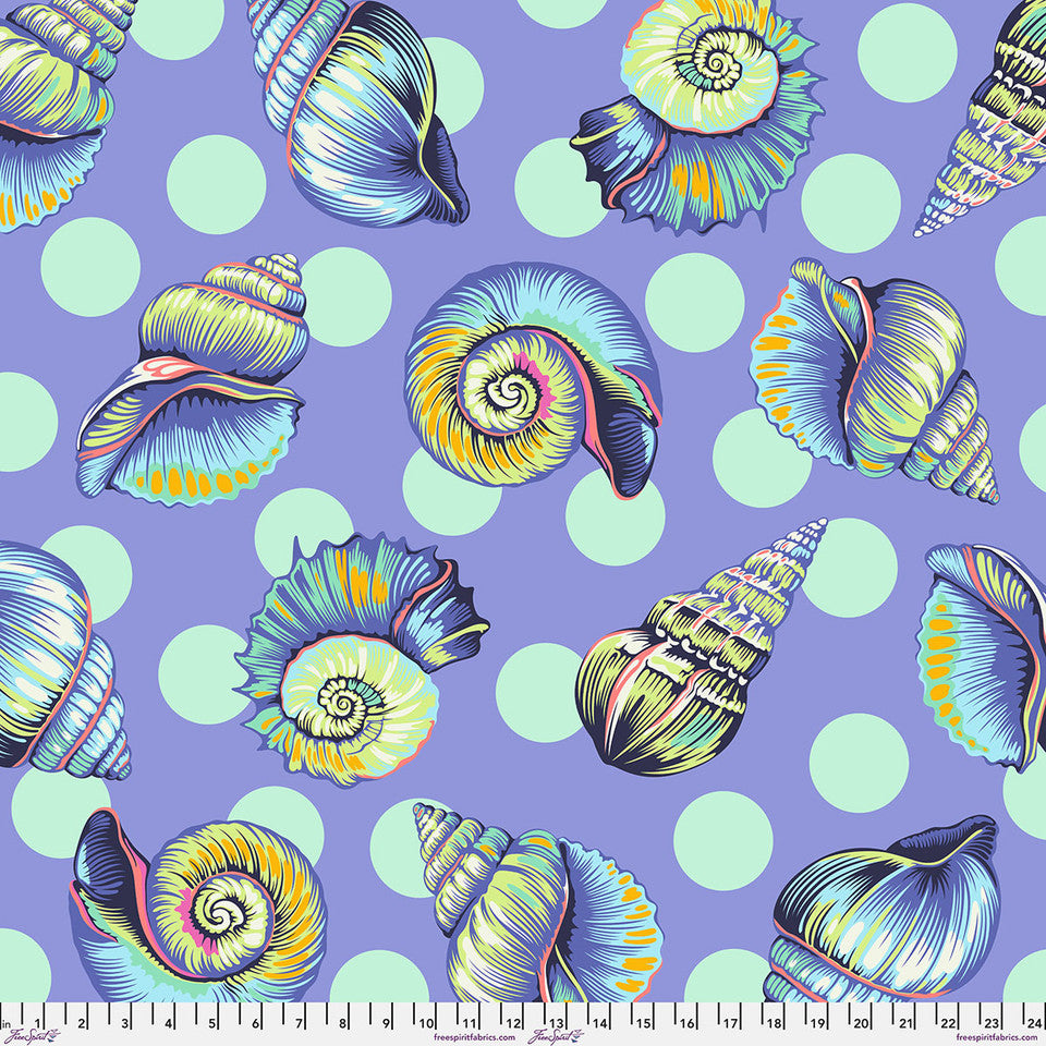 Pre Order|| Big Shelly - Marine 108" || Floral Reef - Tula Pink (Pre Order) - April 2026