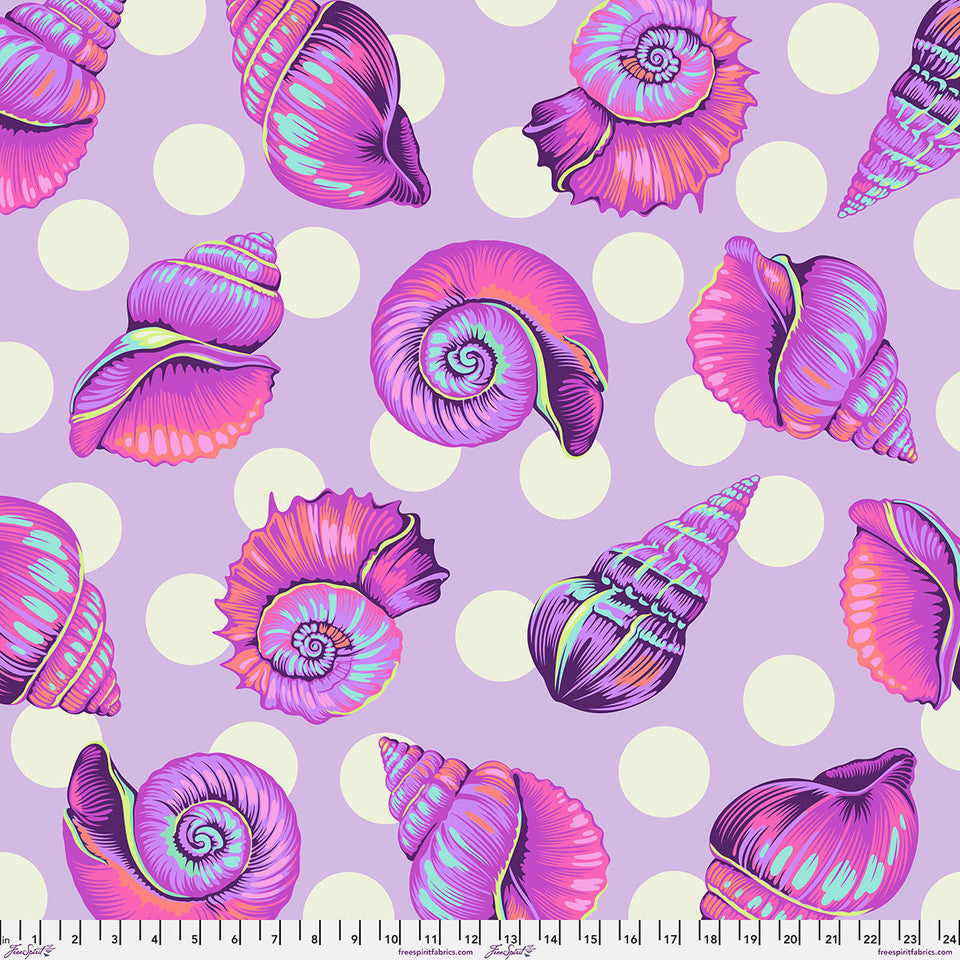 Pre Order|| Big Shelly - Ultraviolet  108" || Floral Reef - Tula Pink (Pre Order) - April 2026