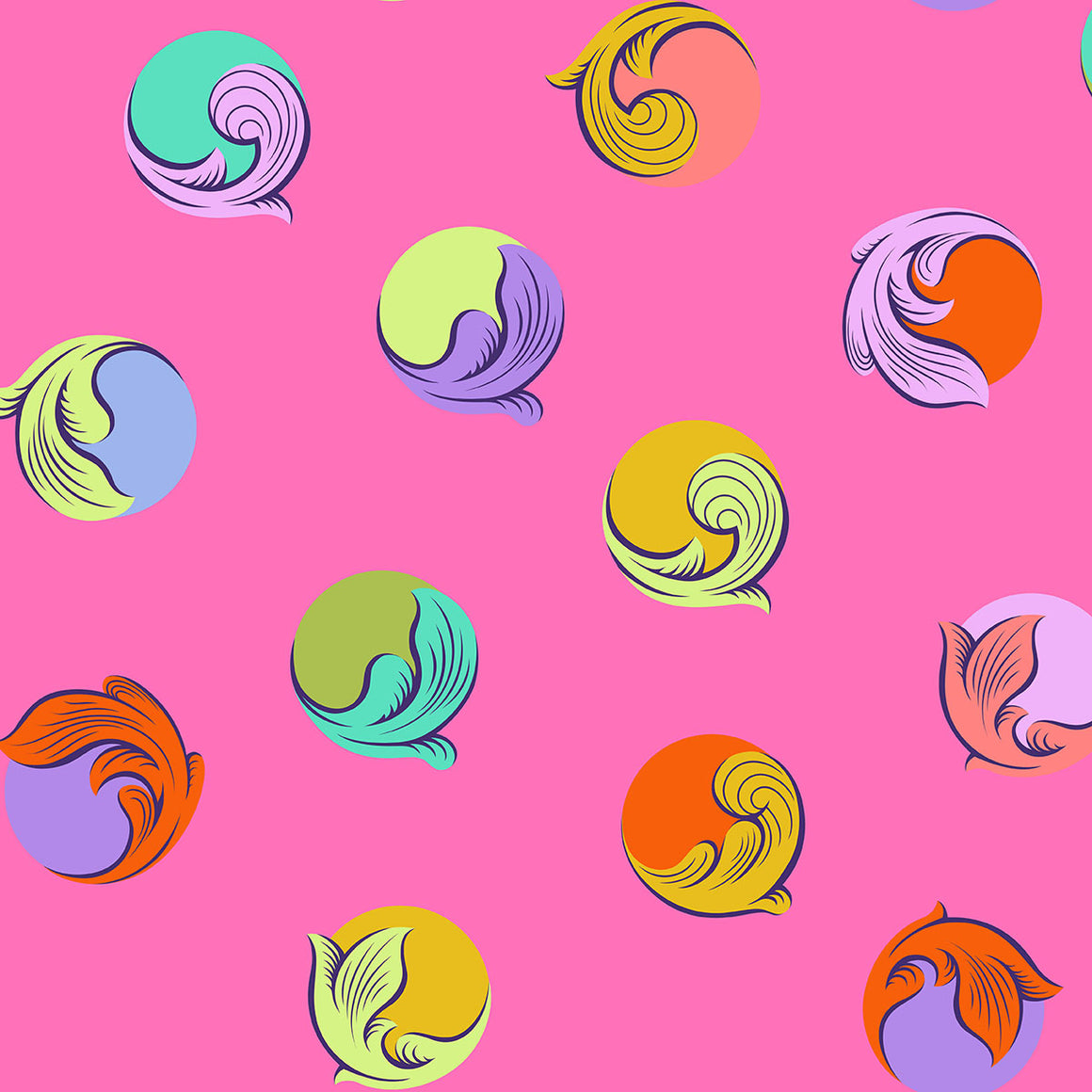 || PRE-ORDER || Gumball in Sugarplum || WIDEBACK 108" || from Legendary by Tula Pink for Free Spirit Fabrics