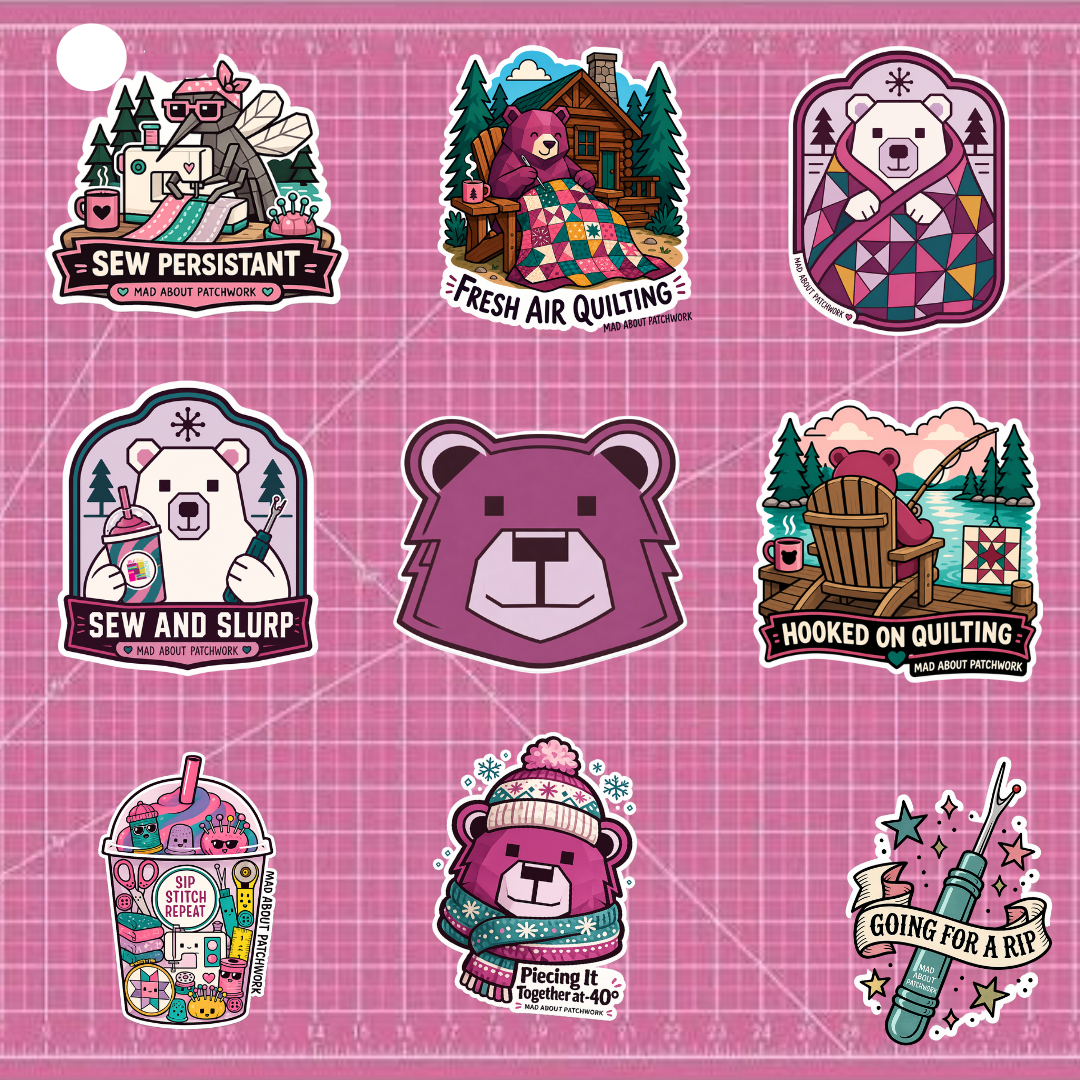 Unbearably Cute — Winnipeg 2026 Sticker Bundle (All 9), Fun Stuff