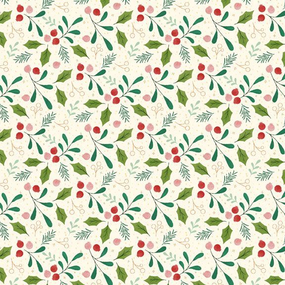 Joy in Multi from Make it Merry by Lamb Farm Designs for Marcus Fabrics