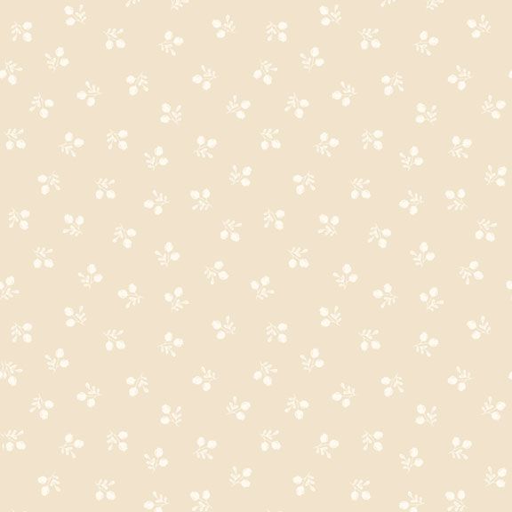Tossed Berries in Tan from Make it Merry by Lamb Farm Designs for Marcus Fabrics