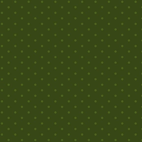 Polka Dots in Green from Make it Merry by Lamb Farm Designs for Marcus Fabrics