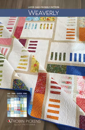 Weaverly Quilt Pattern by Robin Pickens Designs