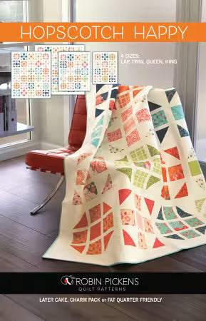 Hopscotch Happy - a Layer Cake Friendly Pattern by Robin Pickens