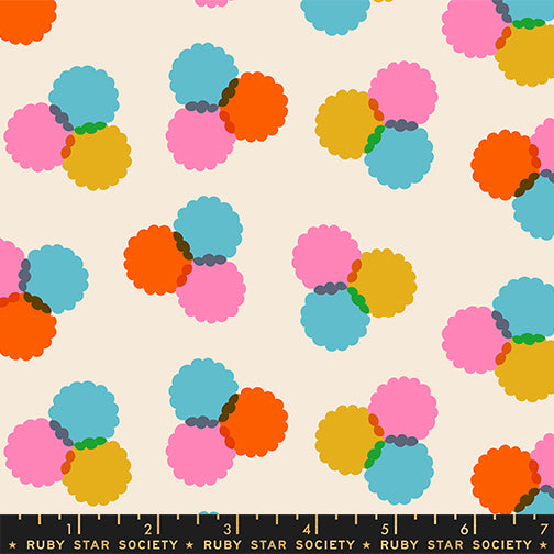 Puffs in Natural from Sparkle Mart by Melody Miller of Ruby Star Society for Moda Fabrics
