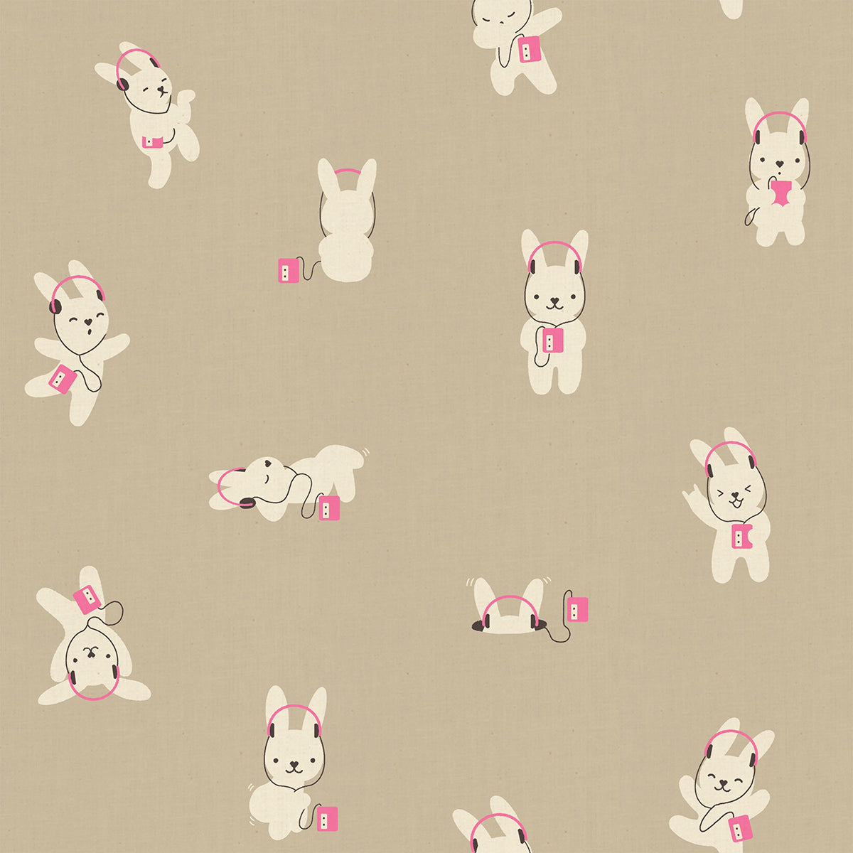 Rabbeats in Khaki from Lofi Linens by Rashida Coleman-Hale of Ruby Star Society for Moda Fabrics, Designer Fabric